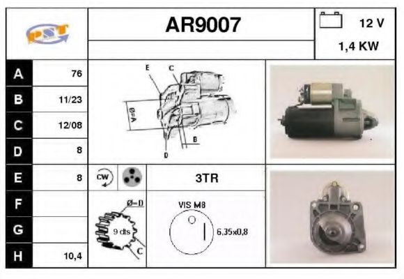 AR9007 SNRA Steering Gear
