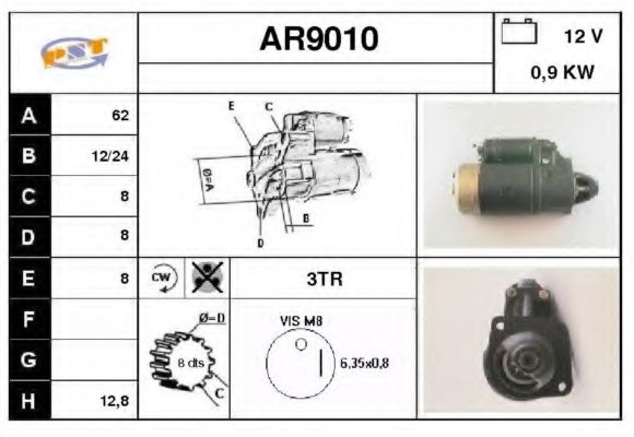AR9010 SNRA Startanlage Starter