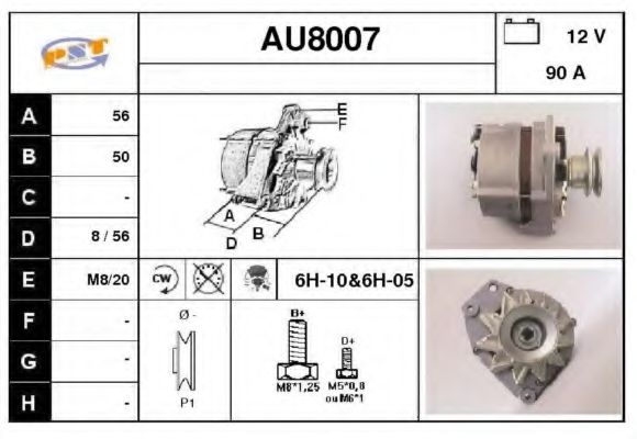 AU8007 SNRA Abgasanlage Endschalldämpfer