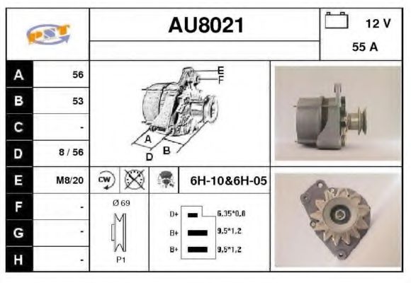 AU8021 SNRA Catalytic Converter