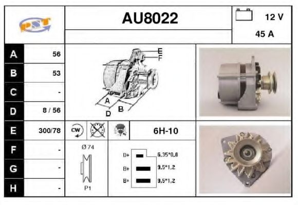 AU8022 SNRA Catalytic Converter