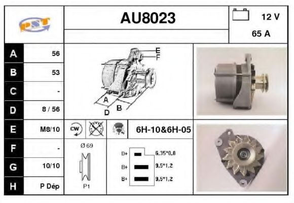 AU8023 SNRA Catalytic Converter