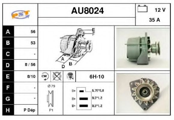 AU8024 SNRA Catalytic Converter