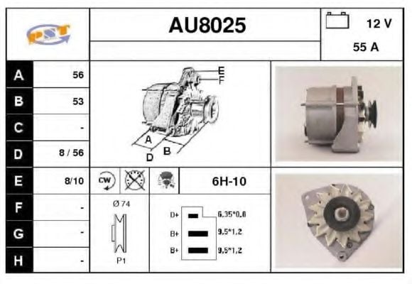 AU8025 SNRA Catalytic Converter