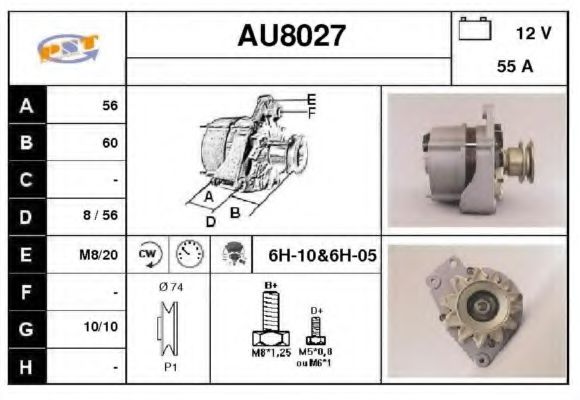 AU8027 SNRA Alternator