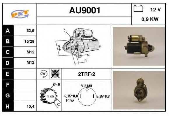 AU9001 SNRA Steering Gear