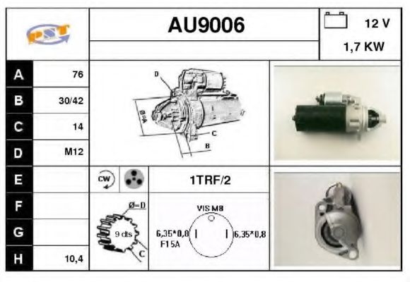 AU9006 SNRA Steering Gear