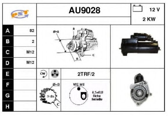 AU9028 SNRA Steering Steering Gear