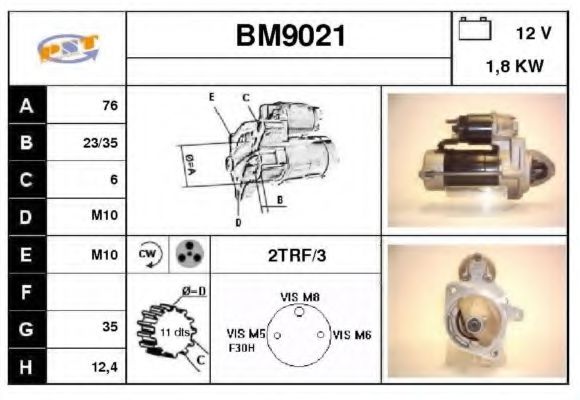 BM9021 SNRA Starter System Starter