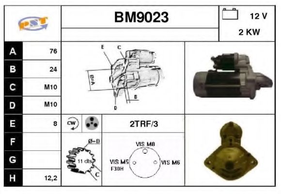 BM9023 SNRA Starter System Starter