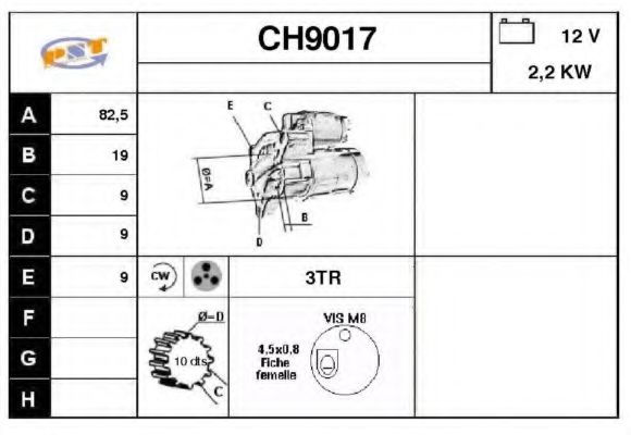 CH9017 SNRA Steering Gear