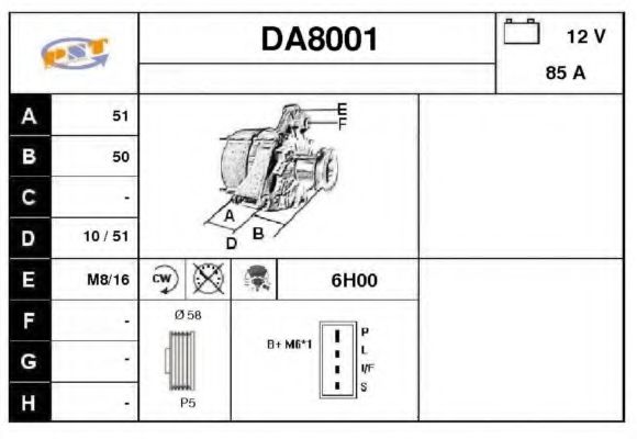 SNRA DA8001