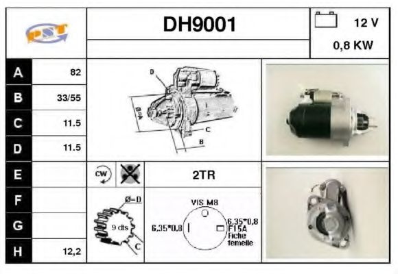 DH9001 SNRA Starter System Starter