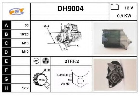 DH9004 SNRA Starter System Starter