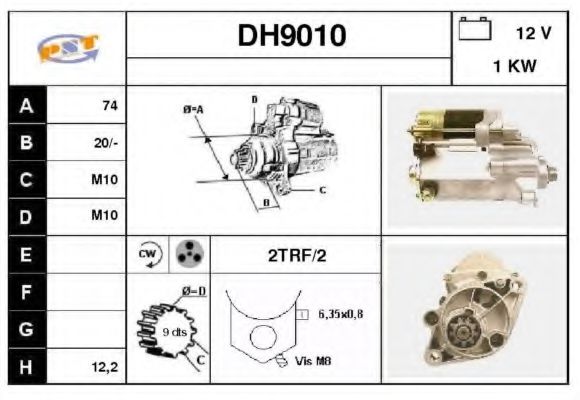DH9010 SNRA Starter System Starter