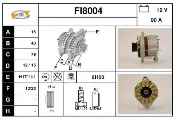 FI8004 SNRA Catalytic Converter