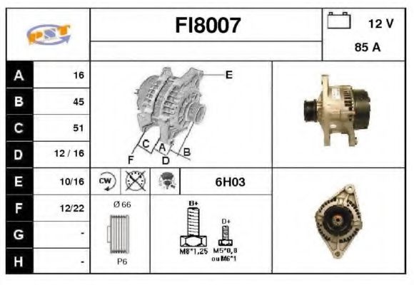 FI8007 SNRA Catalytic Converter