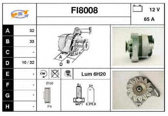 FI8008 SNRA Catalytic Converter