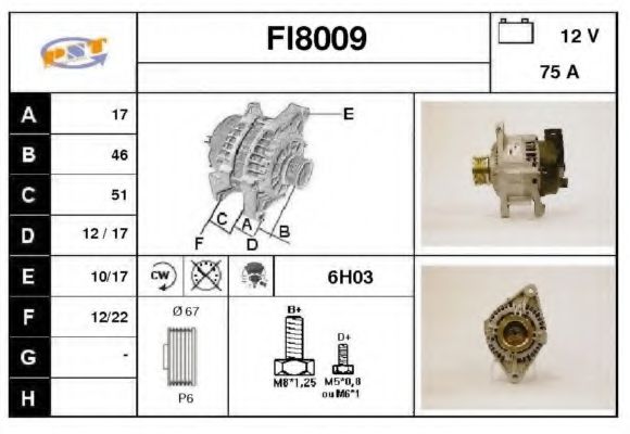 FI8009 SNRA Catalytic Converter