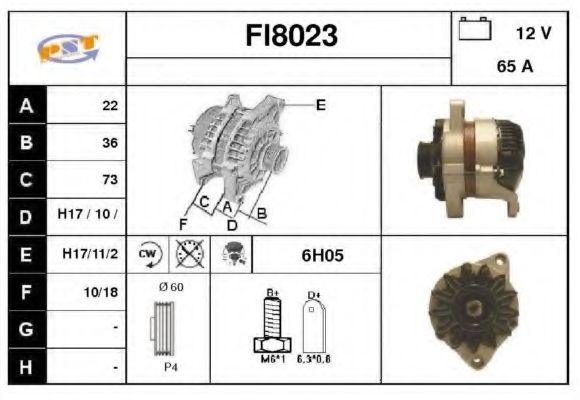 FI8023 SNRA Catalytic Converter