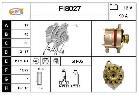 FI8027 SNRA Catalytic Converter