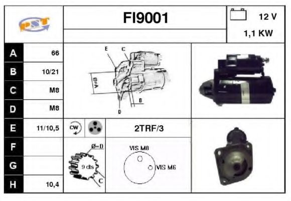 FI9001 SNRA Steering Gear