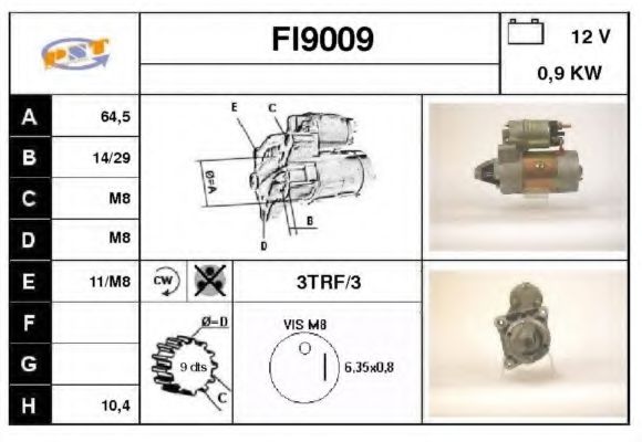 FI9009 SNRA Steering Gear