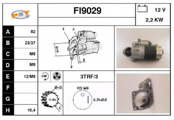 FI9029 SNRA Starter System Starter