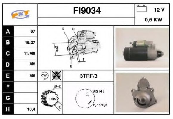 FI9034 SNRA Steering Gear