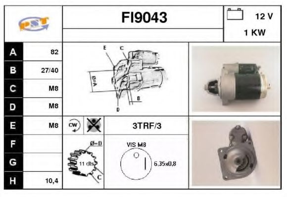 FI9043 SNRA Steering Gear