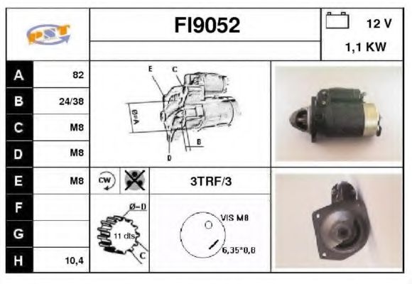 FI9052 SNRA Steering Gear