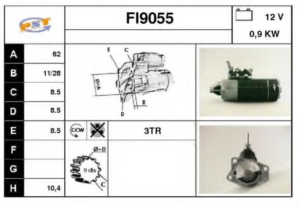 FI9055 SNRA Lenkung Lenkgetriebe