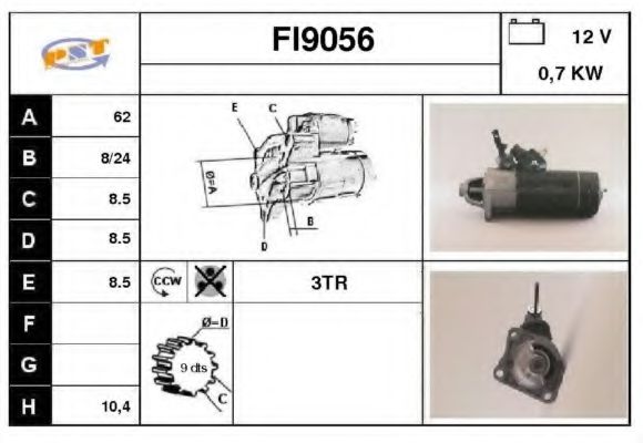 FI9056 SNRA Steering Gear