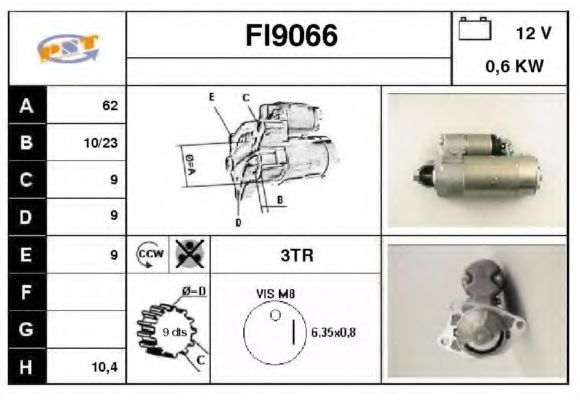 FI9066 SNRA Steering Gear