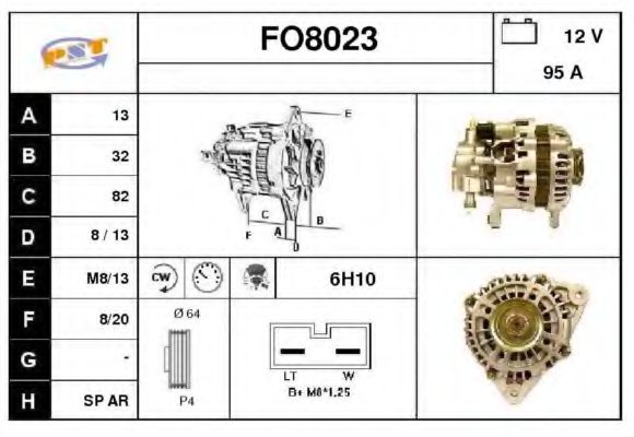 FO8023 SNRA Alternator