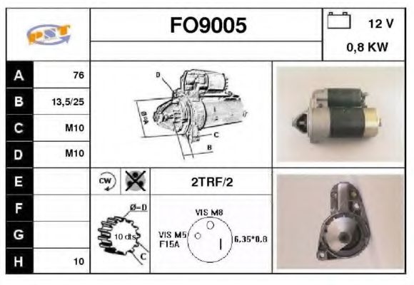 FO9005 SNRA Wheel Suspension Track Control Arm