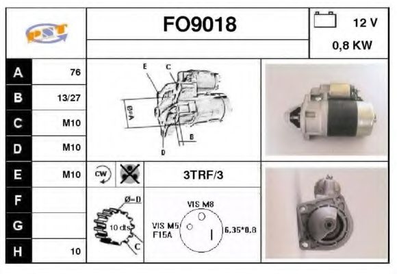 FO9018 SNRA Starter