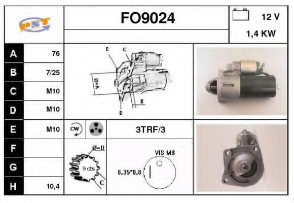 FO9024 SNRA Steering Gear