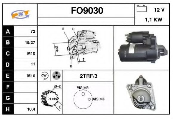 FO9030 SNRA Steering Gear