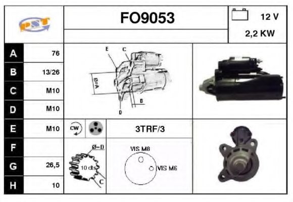 FO9053 SNRA Steering Gear
