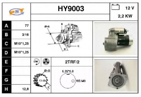 HY9003 SNRA Starter