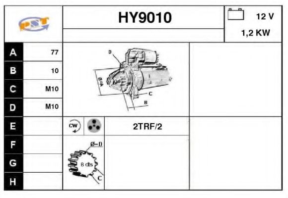 HY9010 SNRA Steering Steering Gear