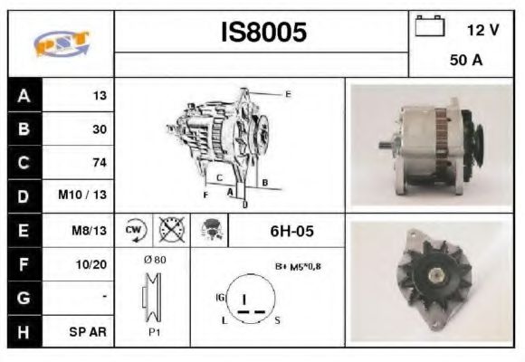 IS8005 SNRA Starter System Starter