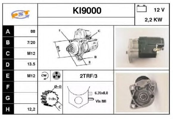 KI9000 SNRA Starter System Starter