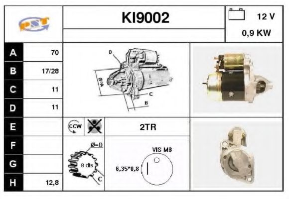 KI9002 SNRA Steering Gear