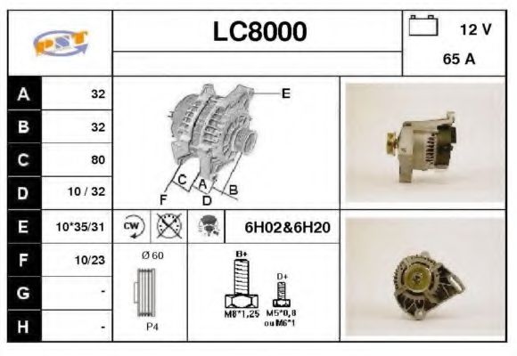 LC8000 SNRA Alternator Alternator