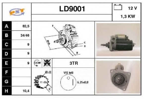 LD9001 SNRA Starter System Starter