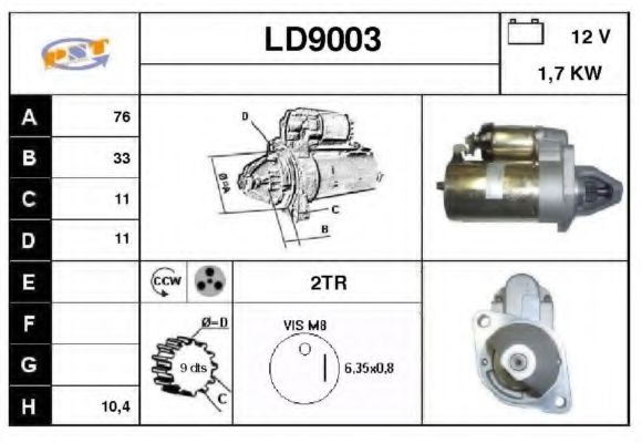 LD9003 SNRA Starter