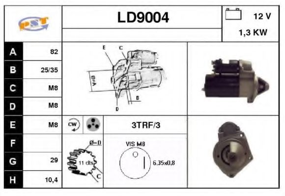 LD9004 SNRA Starter System Starter