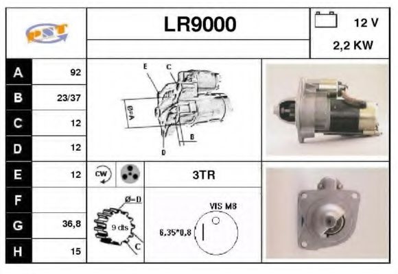LR9000 SNRA Starter System Starter